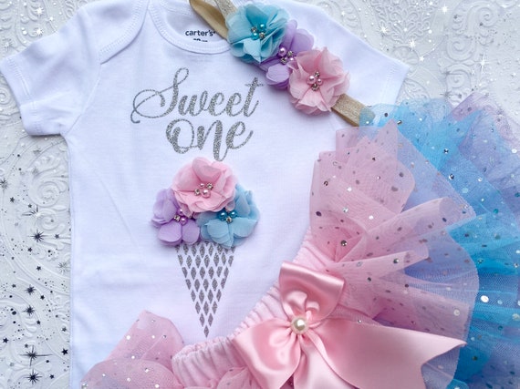 Ice cream first birthday outfit 2025