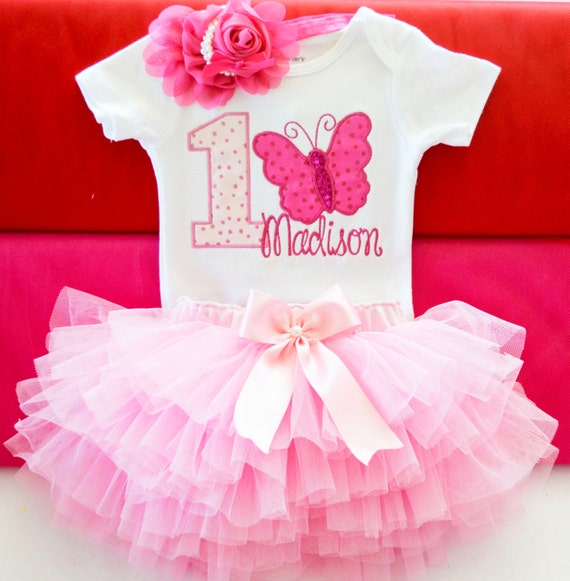 butterfly first birthday outfit