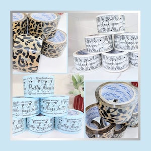Custom Cute Packing Tapes, Packaging Supply, Cool Packing Tape, Decorative Printed Packaging Tape for Small Business