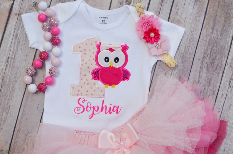 owl first birthday outfit