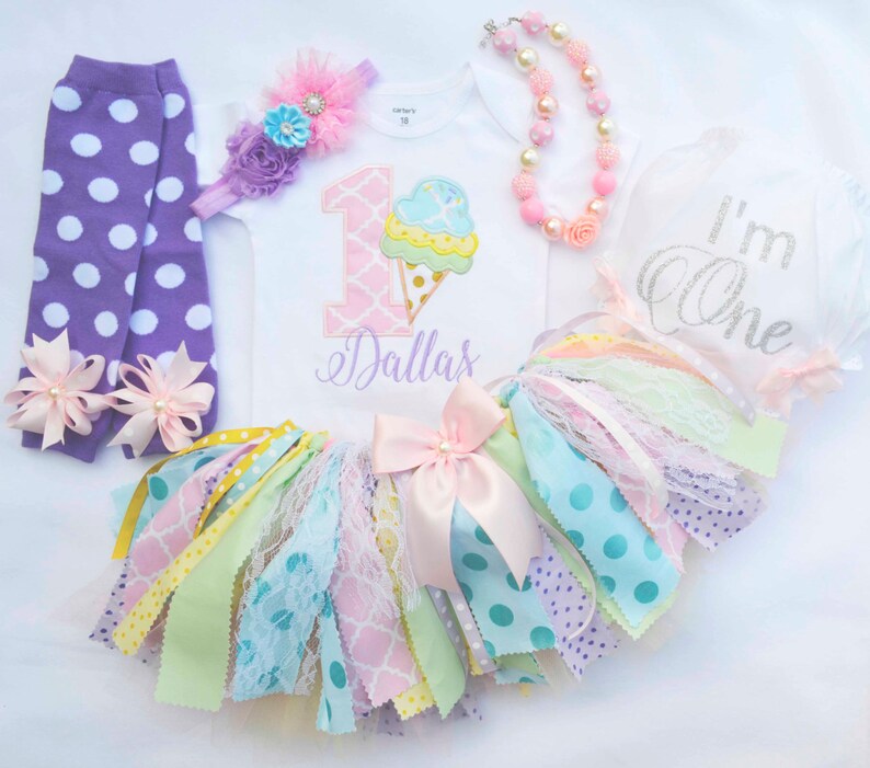 first birthday ice cream outfit
