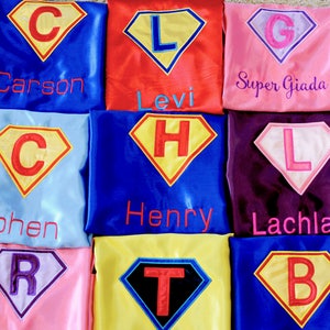 Personalized Cape First Birthday Boy First Girthday Girl Kid Cape Christmas Gifts, Embroidered Cape, Custom Kids Cape, 100% Handmade image 10