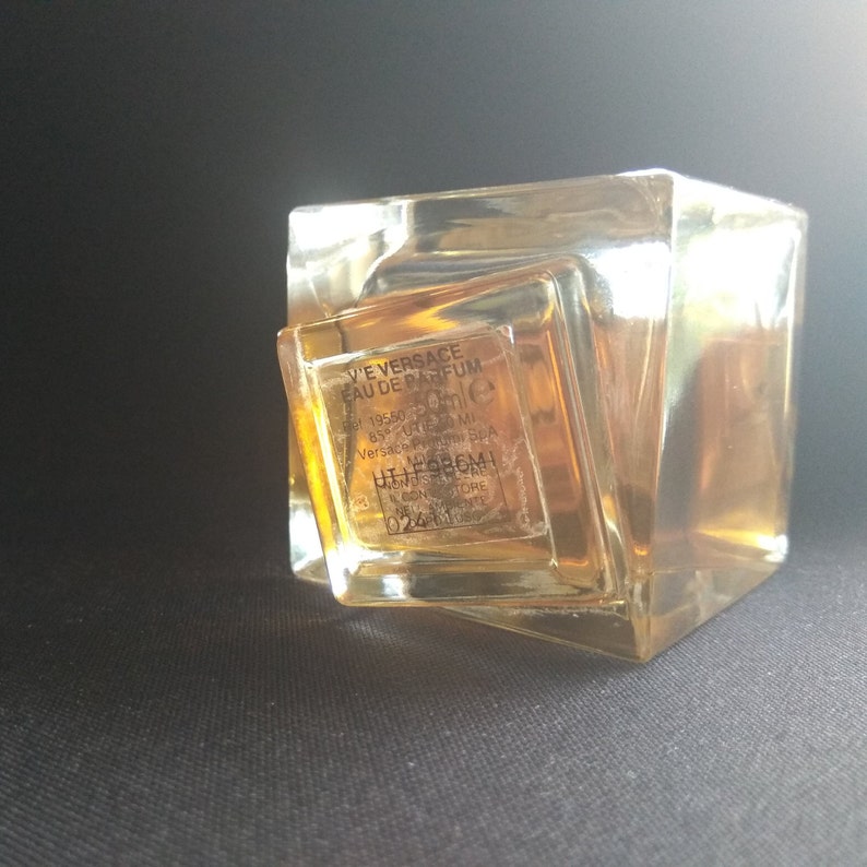 Vintage V'E VERSACE Eau de Parfum Bottle 50 ml Splash | Etsy