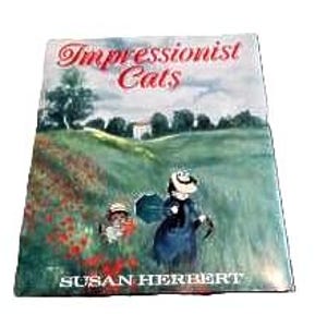 IMPRESSIONIST CAT  by Susan Herbert