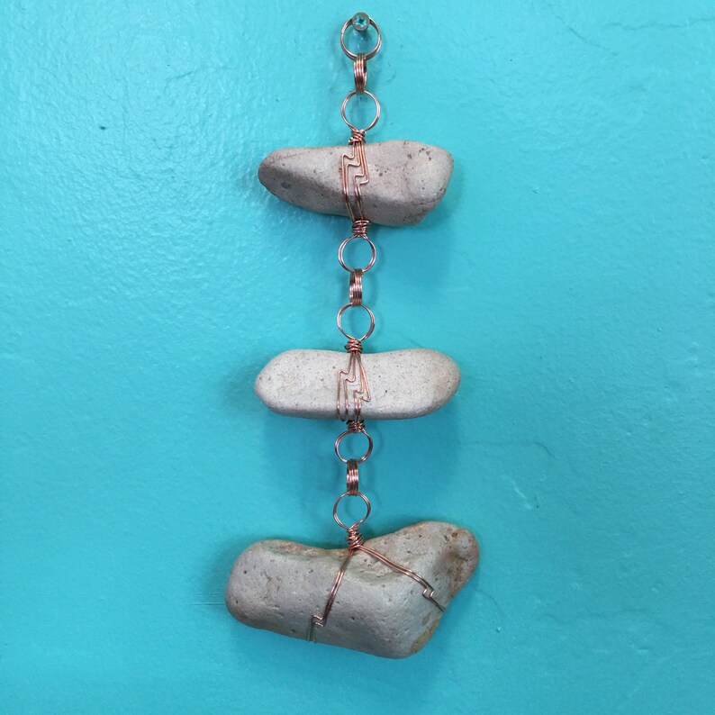 Copper Wire Rock Chain 1 Lb 4 Oz 12 Etsy