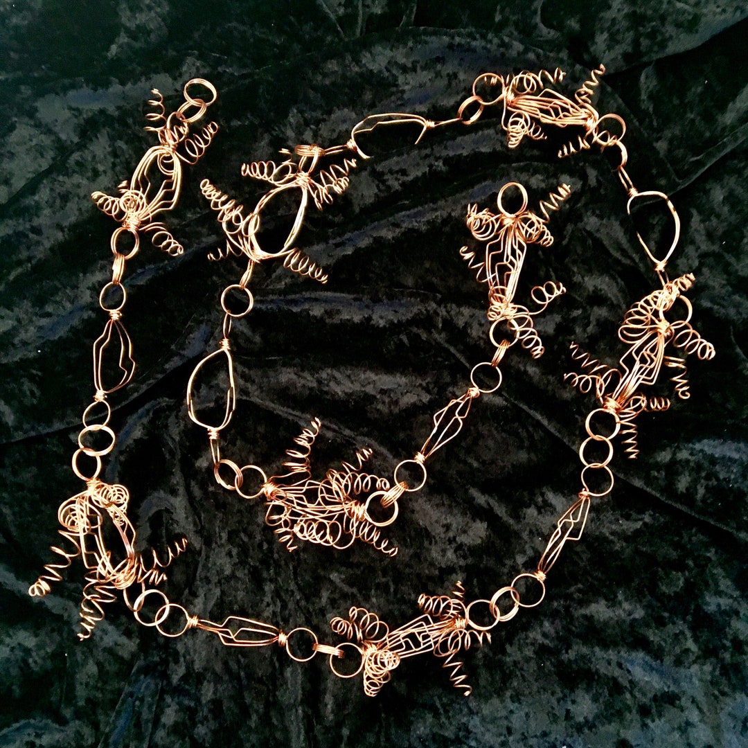 Copper Wire Chain/rain Chain 5’ - Etsy
