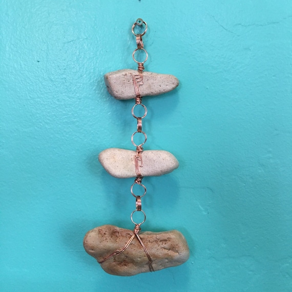 Copper Wire Rock Chain 1 Lb 4 Oz 12 Etsy