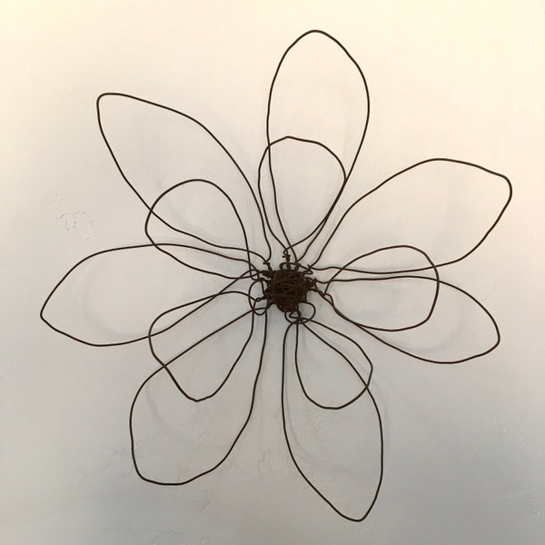 Rusted Wire Flower #8