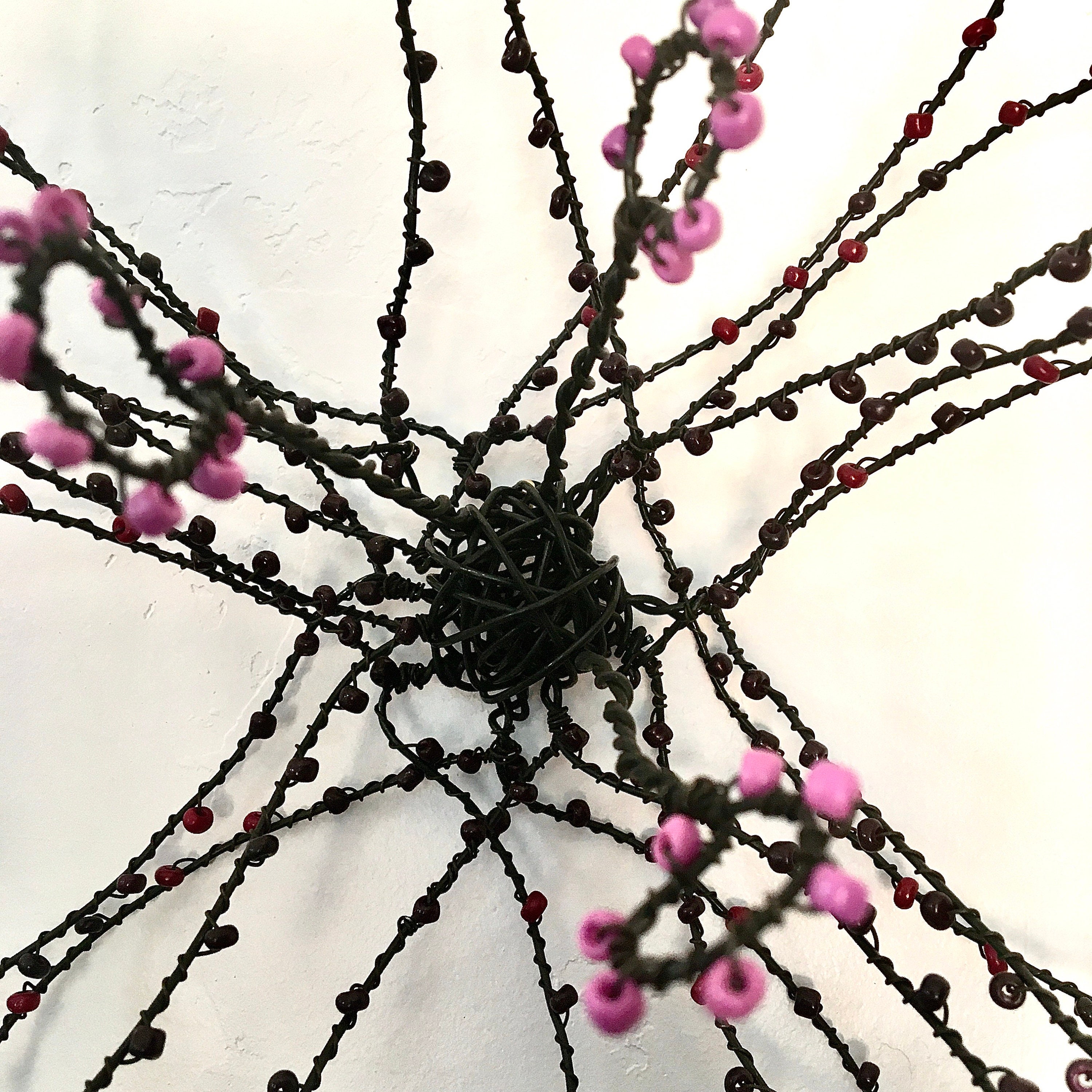 Beaded Wire Flower Etsy