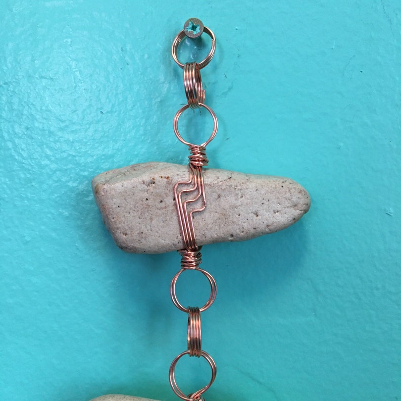 Copper Wire Rock Chain 1 Lb 4 Oz 12 Etsy