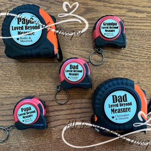 Fathers Day Measuring Tape | Personalized Fathers Day Measuring Tape | Measuring Tape | Fathers Day Gifts