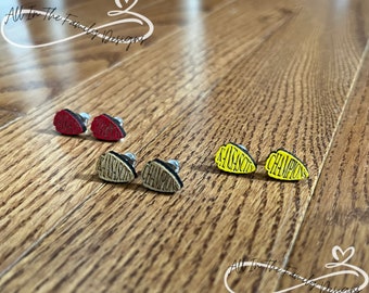 Kansas City Champions Stud Earrings, Kansas City Earrings, KC Earrings