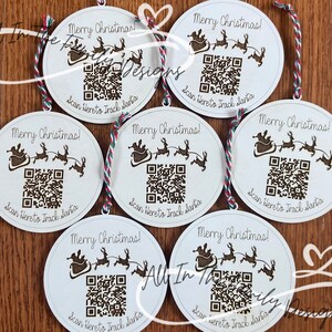 READY TO SHIP | Santa Tracker Ornament | Santa Claus Tracker Ornament | Santa Ornament |