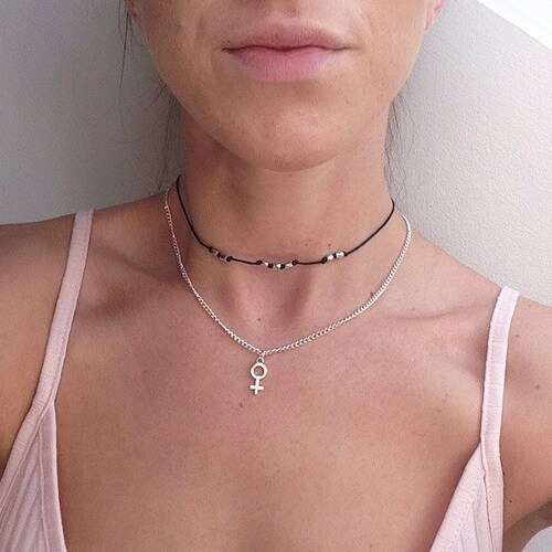 Goddess Necklace Venus Charm Necklace 