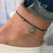 Silver Beaded anklet, 'Jasmine Anklet' Silver ankle bracelet, Beaded Anklet, boho anklet, beach anklets, silver anklet by Serenity Project. 