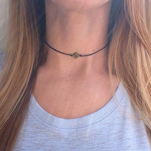 Silver Beaded Choker Necklace 'mason' Bead Choker Etsy