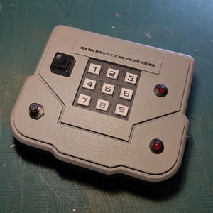 GoldenEye Inspired Door Decoder Replica | Handmade Prop with LED Animation | Custom Code | Numbered Collector Piece