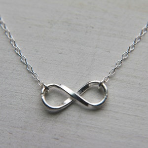 Colar infinito de prata esterlina, colar ou pulseira com pingente infinito, joias exclusivas do infinito, presente para mãe, esposa e namorada