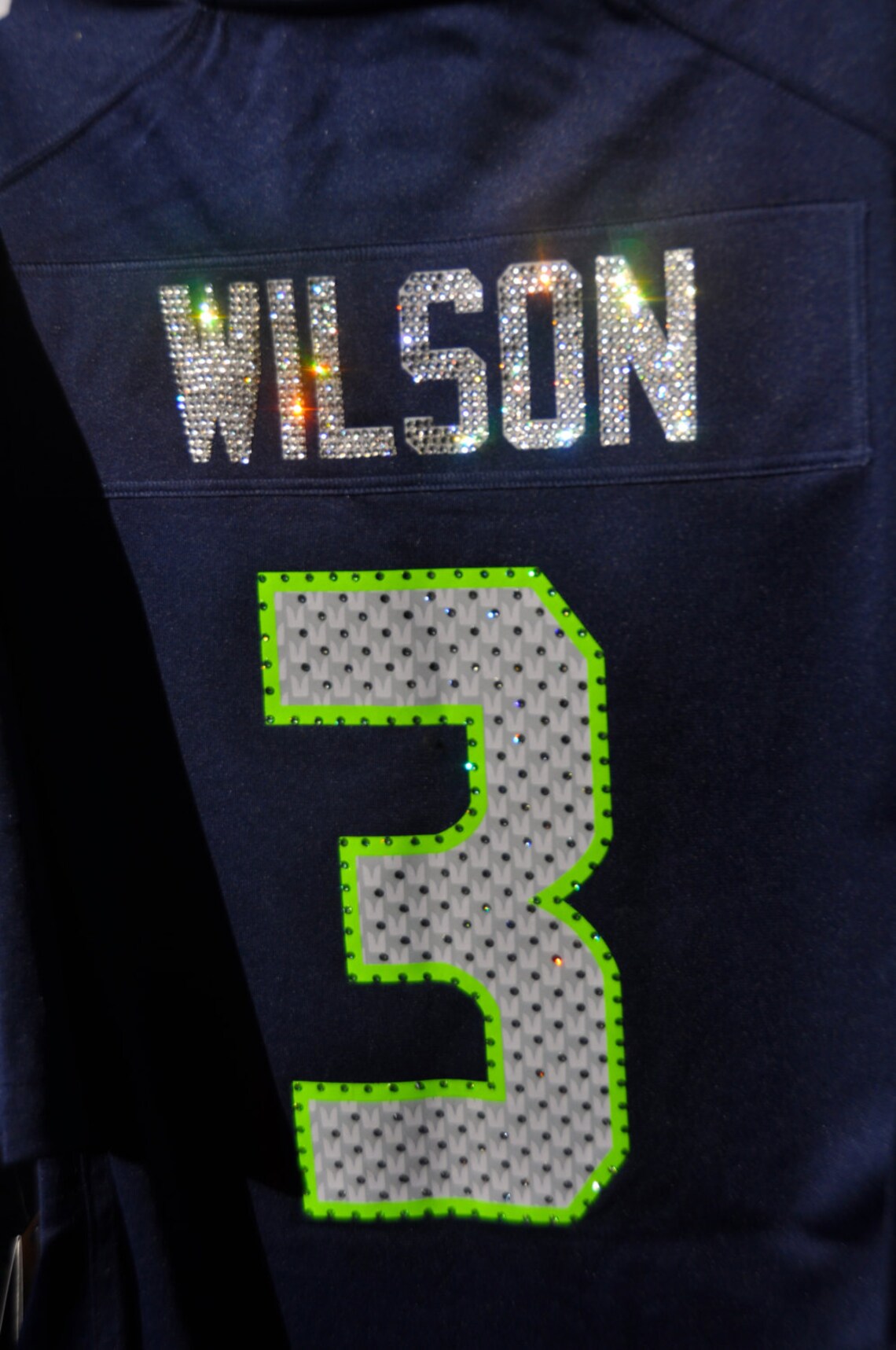 Sparkly seahawks jersey Clearance