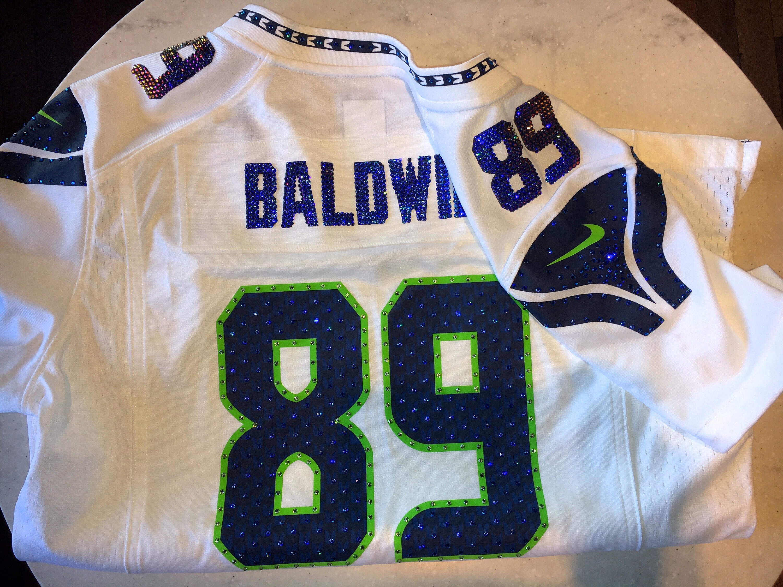 glitter seahawks jersey