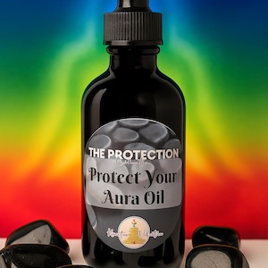 Protect Your Aura Oil | Energy Shielding & Spiritual Defense—Reiki Infused