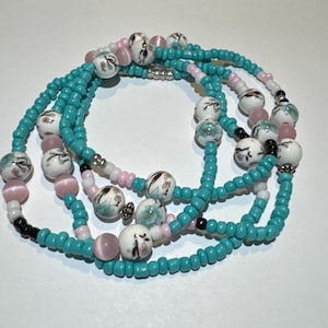 Japanese Cherry Blossom Waistbeads