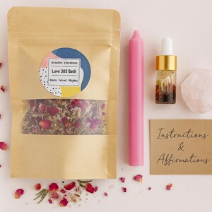 Love Spell/Ritual Kit, Mini -- um Liebe, Selbstliebe und gute Stimmung anzuziehen