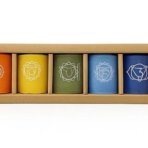 7 Chakra Candle Set – Aligned Energy | Meditation | Balance