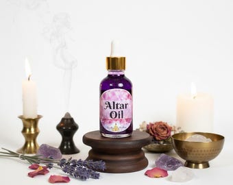 Olio per altare / Olio rituale artigianale per lavoro spirituale, meditazione, incantesimi e purificazione energetica