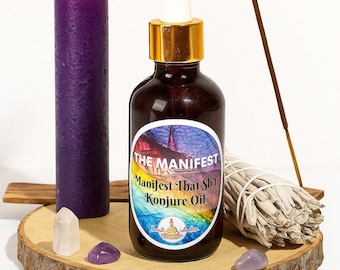 Manifestation Oil – Blessed Spiritual Intention, Ritual Anointing