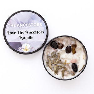 Ancestral Connection Candle/Ancestor Honor/Ancestor Conjure Candle - Love Thy Ancestors Kandle – Ancestral Veneration Candle