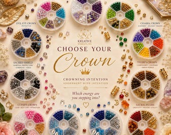 Crowning Intention Loc Adornment Kit | Loc Beads, Cuffs & Crystal Accessories for Locs