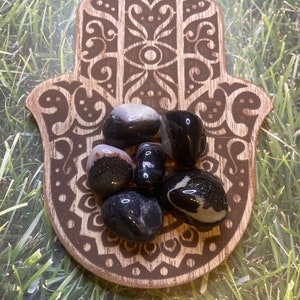 Rainbow Obsidian Tumbled Stone  -- Rainbow Obsidian Crystal