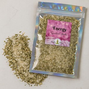 Energy Spiritual Bath – Herbal Blend for Vitality, Motivation & Cleansing