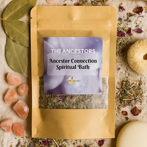 Ancestor Connection Spiritual Bath | Ritual Herbal Blend for Ancestral Veneration, Guidance, and Spiritual Alignment