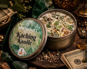 Money Manifestation Candle | Abundance Ritual, Prosperity, Business Success, Wealth Attraction