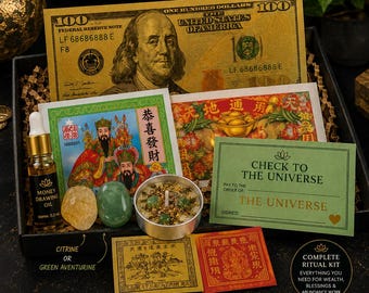 Abundance & Prosperity Ritual Kit – Money Manifestation, Wealth | Success