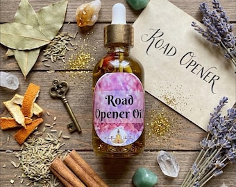 Road Opener Oil – Remove Obstacles - Spiritual Anointing Oil for Candle Work, Bath, or Business