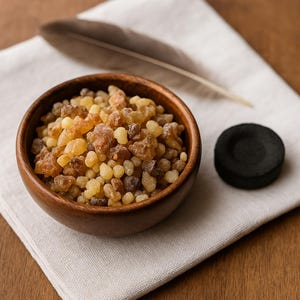 Frankincense & Myrrh Resin – Purification, Cleansing | Spiritual Balance | Altar Resin Incense | Meditation | Ritual Magick
