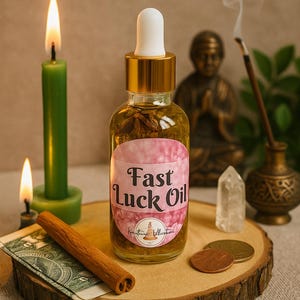 Fast Luck Conjure Oil – For Instant Blessings & Attraction