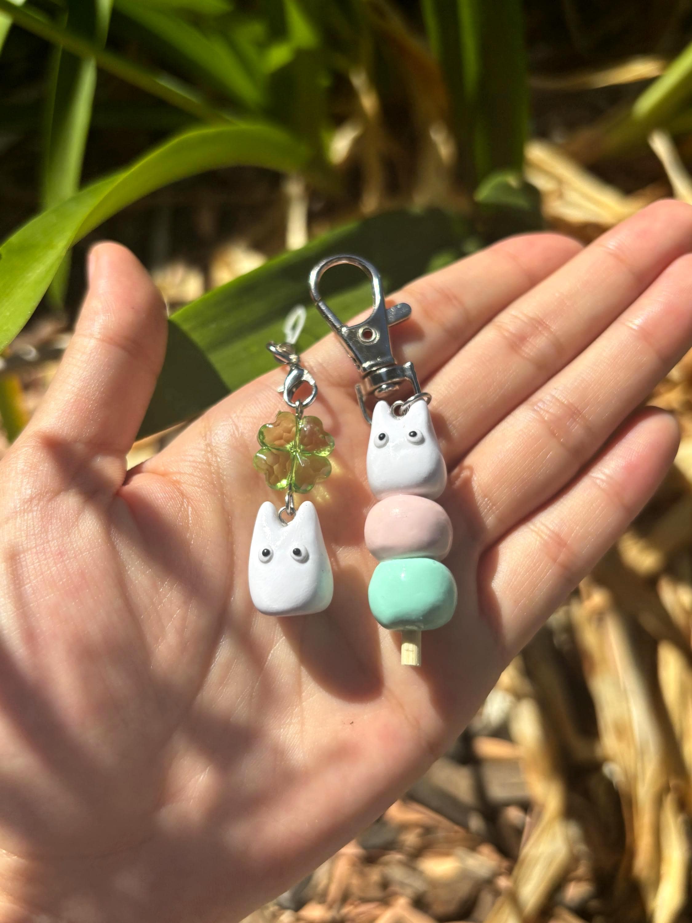 バックチャーム「春るるる」＊ポリマークレイ Polymer clay totoro - Etsy 日本