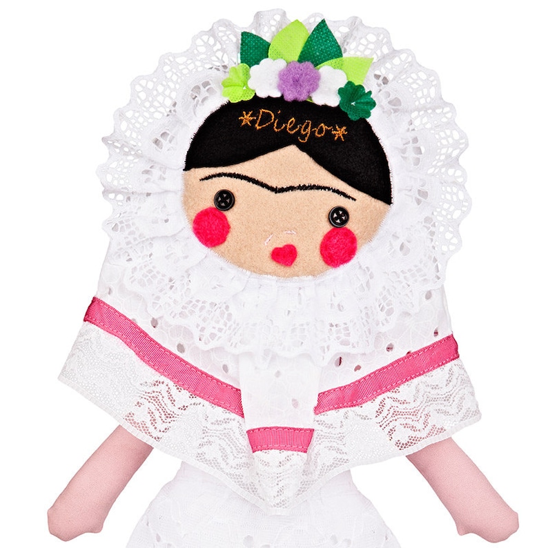 Muñeca mexicana / Tehuana / Oaxaca / México / Muñeca artesanal | Etsy