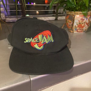 RARE Vintage 1996 Space Jam Logo Snapback Promo Hat image 4