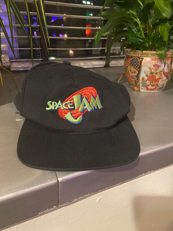 RARE Vintage 1996 Space Jam Logo Snapback Promo H… - image 4