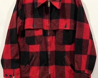 Vintage 70&#39;S L.L BEAN buffalo plaid field jacket