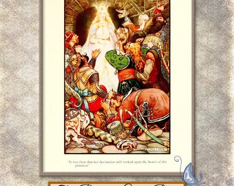 Art Deco Russian Story Book Print – Vintage Illustration (Digital Download)