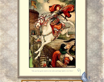 Art Deco Russian Story Book Print – Vintage Illustration (Digital Download)