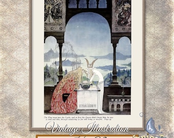 Kay Nielsen Fairy Tale Art Print: Vintage Children's Storybook Illustration (Digital Download