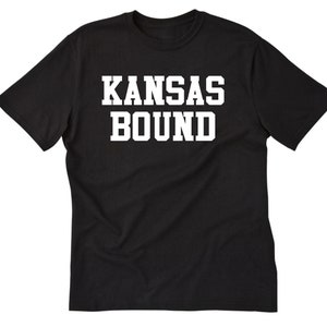 Kansas Bound Shirt, Kansas T-shirt, Kansas T-shirts, Kansas Native Gift, Vacation Shirt For Him, Her or Unisex