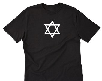 Star of David T-shirt - Jewish Star Tee Shirt -  Judaism Tee Shirt